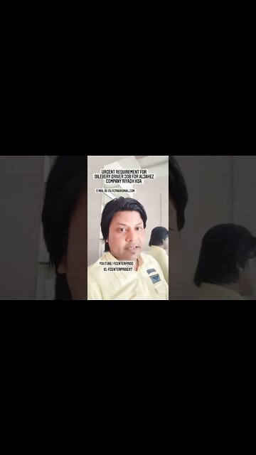 Driver Job Saudi | Delivery Driver job fresh #fcenterprise #job #driverjob #shorts