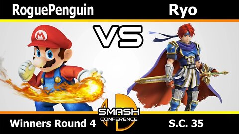 SC35: RoguePenguin(Mario) Vs. MVG|Ryo(Palutena+Roy) Winners Round 4