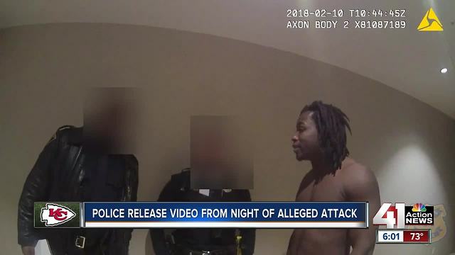 Body cam video released in Kareem Hunt incident