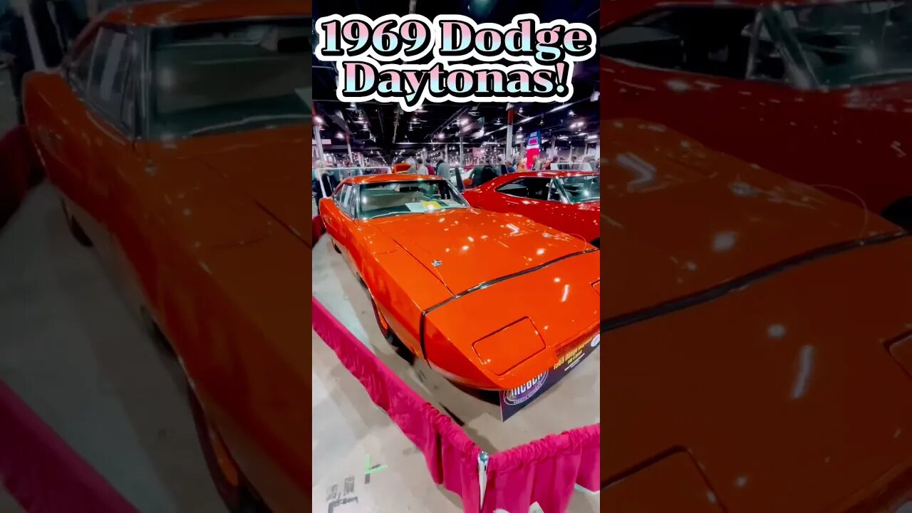 1969 Dodge Daytonas! #shorts