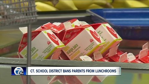 Ban on parents at school lunchrooms?