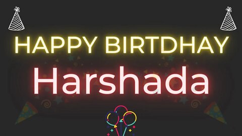 Happy Birthday to Harshada - Birthday Wish From Birthday Bash