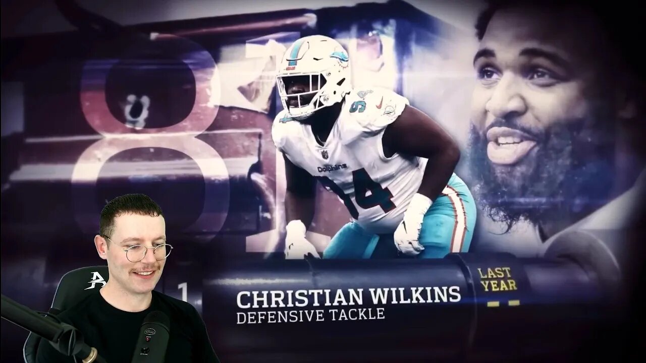 Rugby Player Reacts to CHRISTIAN WILKINS (DT, Dolphins) #81 The Top 100 NFL Players of 2023