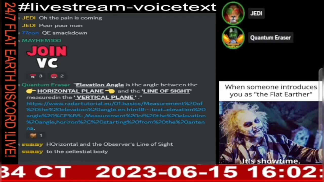 24/7 Flat Earth Discord Channel - Atztex