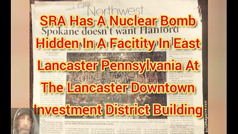 SRA Has A Nuclear Bomb In The East Lancaster Pennsylvania Downtown Investment District Building