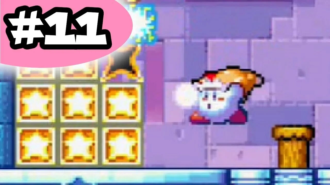 Kirby Squeak Squad Walkthrough Part 11: Icy Mazes