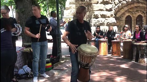 SOUTH AFRICA - Cape Town - 16 days Beat the drum event (U3v)