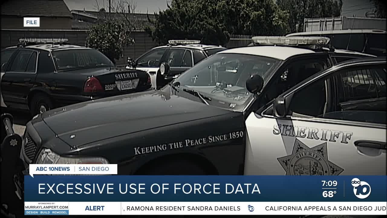 SD excessive use of force data