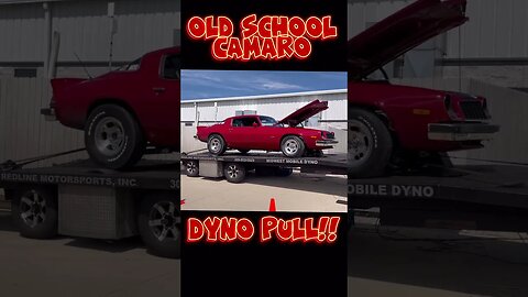 Old School Camaro on the Dyno! #shorts