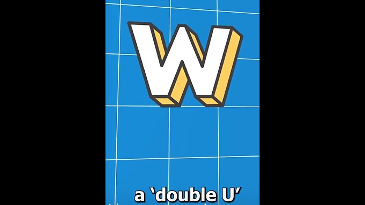 Why it's pronounced'double U'