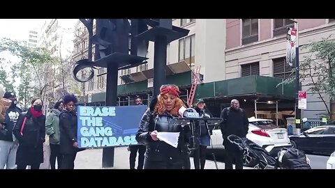 Rally Abolish the NYPD Gang Database 80 Maiden Lane @GangScoalition
