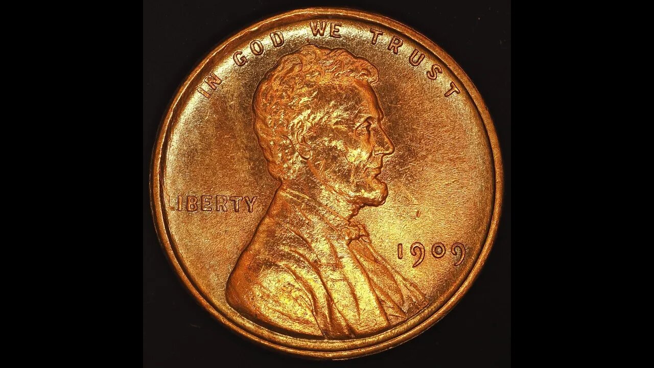 1909 V.D.B. Lincoln Cent Coin Uncirculated