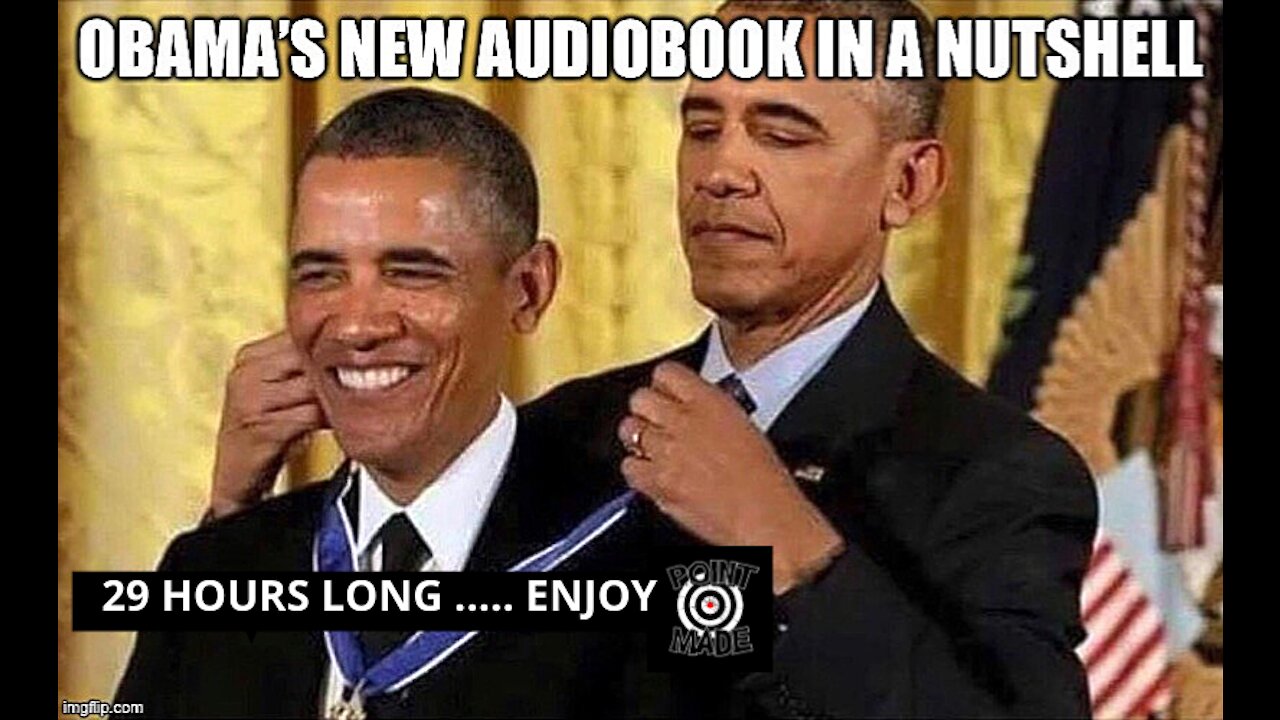 LISTENING TO OBAMA NEW 29 HOUR LONG AUTOBIOGRAGHY AUDIOBOOK/ WHAT YOU WOULD RATHER BE DOING INSTEAD