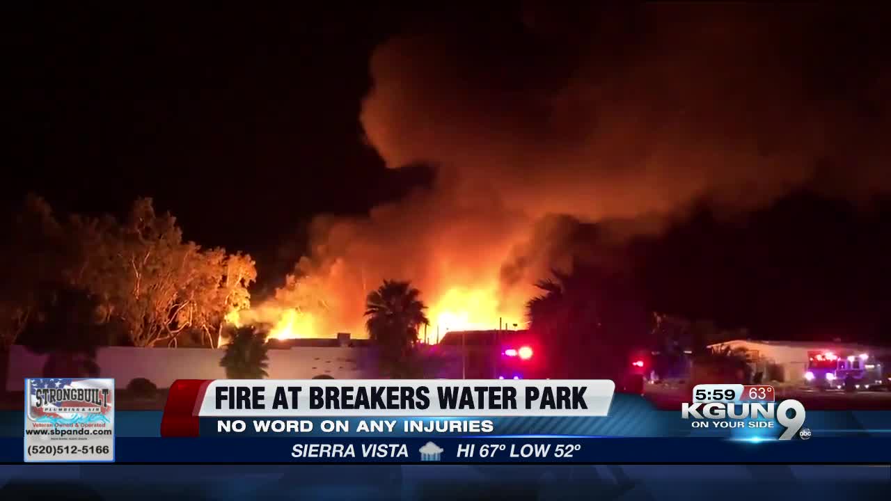 2-alarm fire at Breakers Water Park