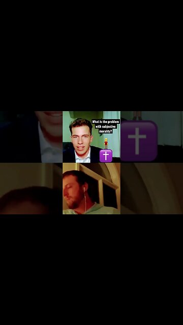 Subjective morality is self-undermining! #god #morality #atheism #jordanpeterson #samharris