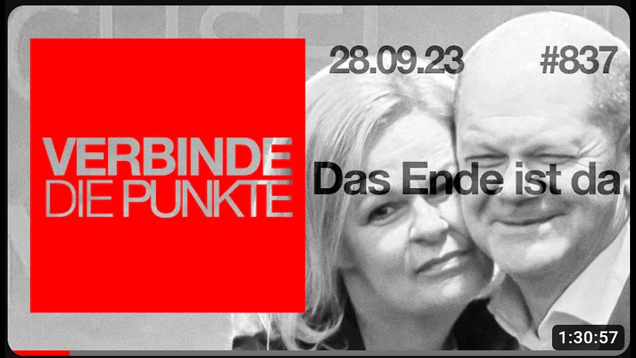 Verbinde die Punkte #837 - Das Ende ist da... 🇩🇪 🇦🇹 🇨🇭...September 28, 2023