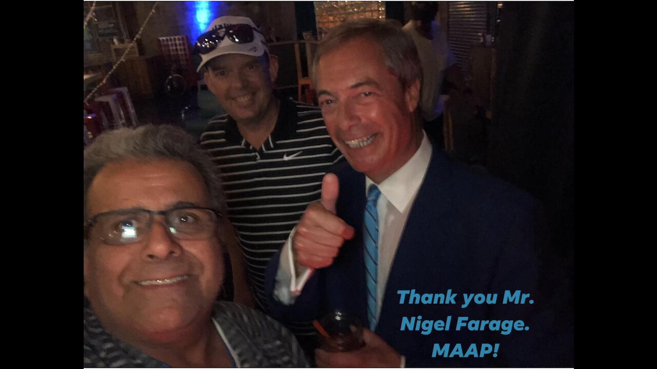 MAAP Media W Mr. Nigel Farage as he was speaking at FREEDOMWORKS 2021