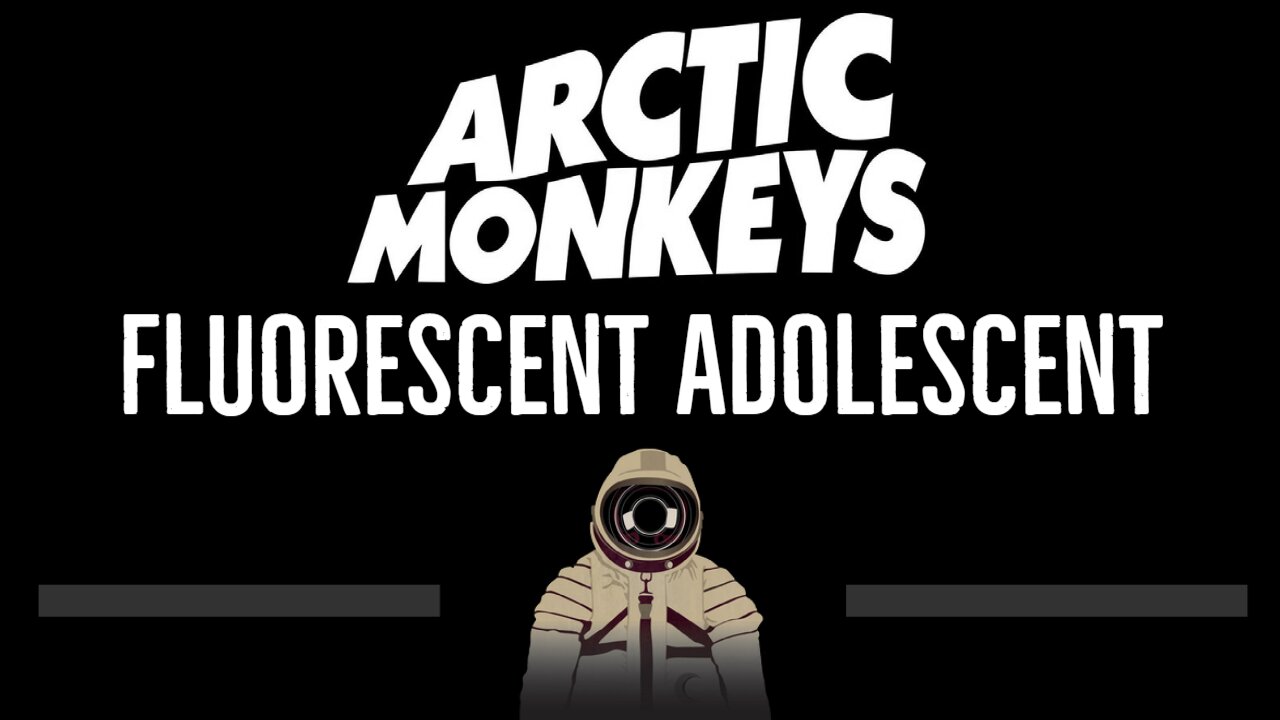 Arctic Monkeys • Fluorescent Adolescent (CC) 🎤 [Karaoke] [Instrumental Lyrics]