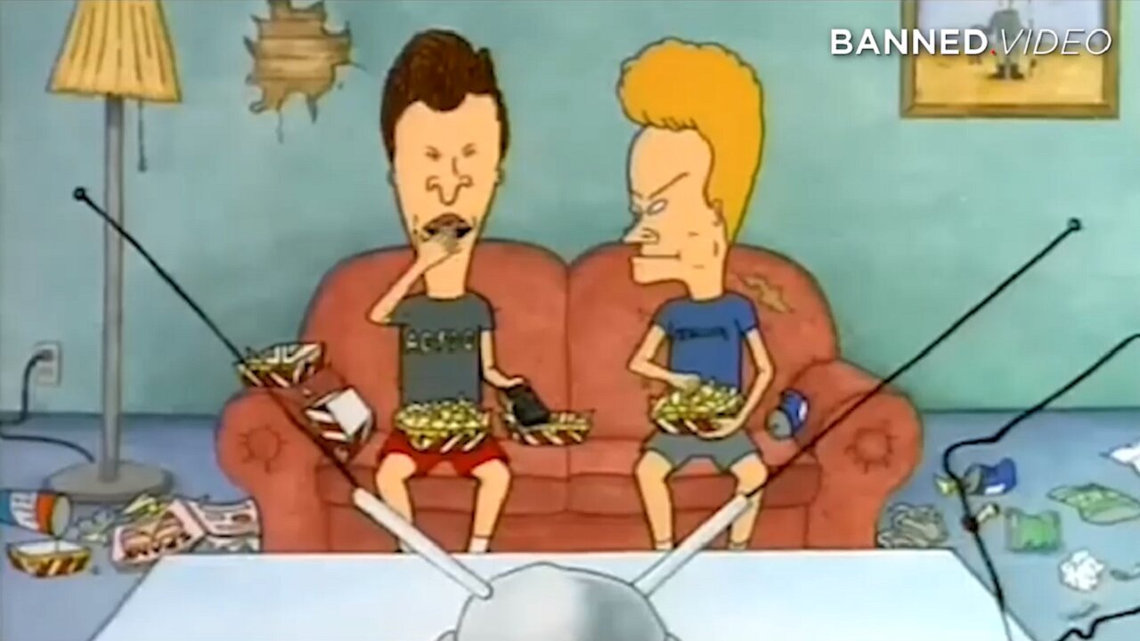 Beavis👀And👉Butt Head👀Get💥Radicalized💥By👉🔥INFOWARS🔥💥😎