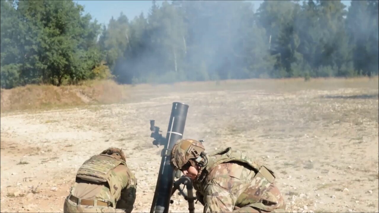 173rd Airborne Brigade Soldiers Fire Call-for-Fire Mortars