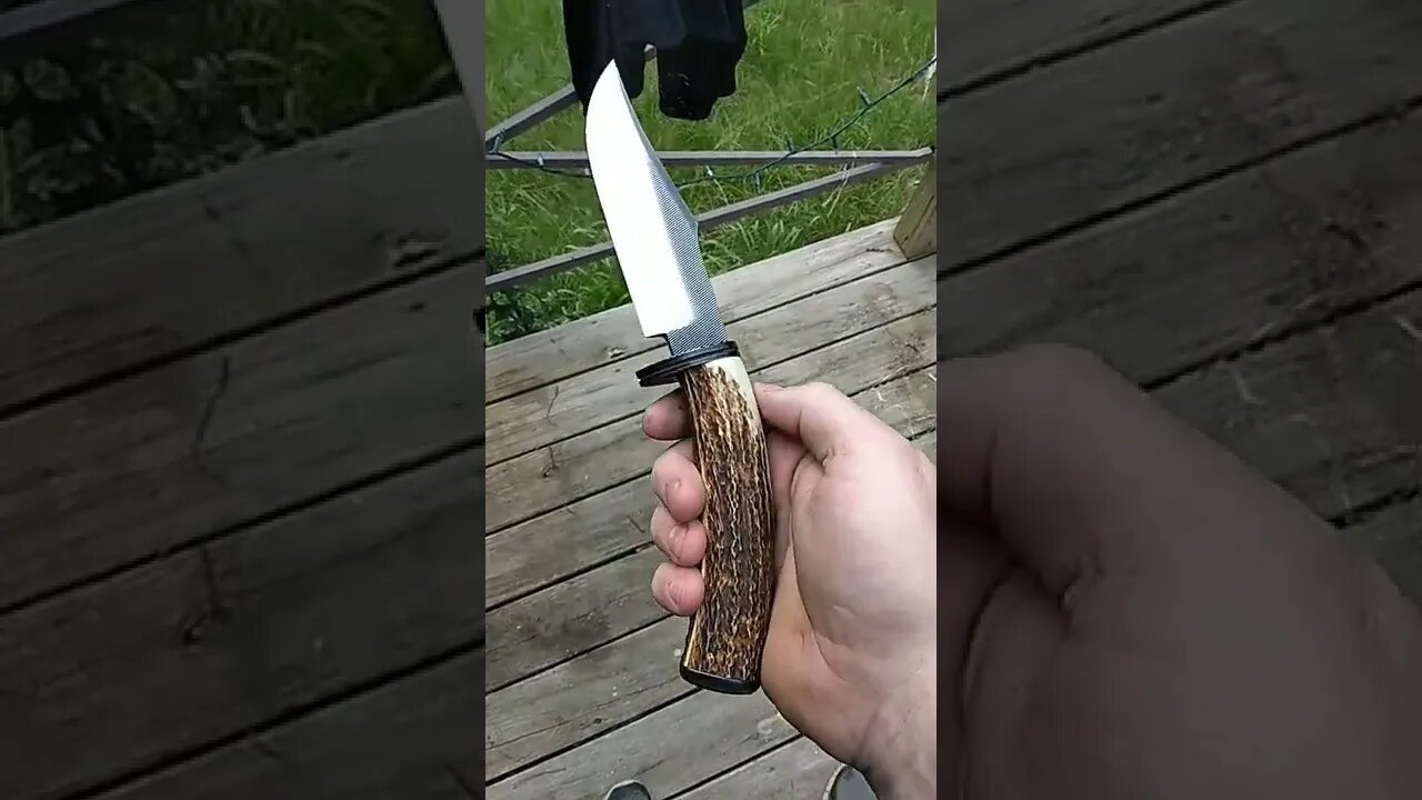 Elk antler Bowie