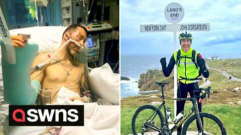 Cyclist left to dead by hit-and-run driver completes challenge from John O'Groats to Lands End