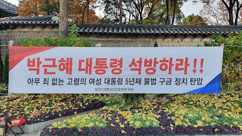 korea 20211119. #korea freedom fighter 대한문 투쟁