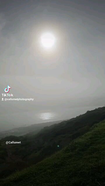 Beautiful mist descends upon the coast