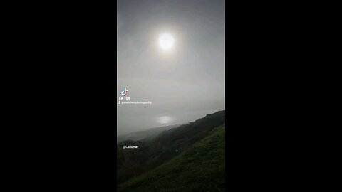 Beautiful mist descends upon the coast