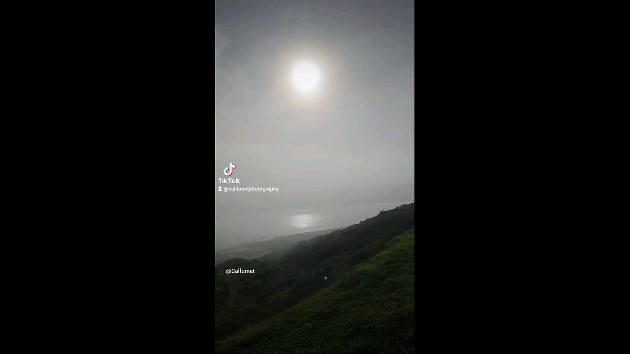 Beautiful mist descends upon the coast