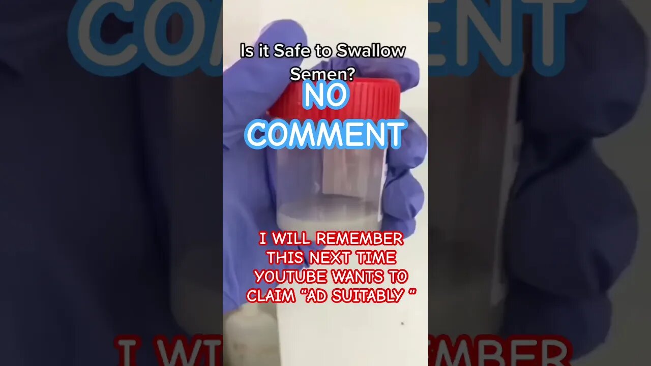SPIT OR SWALLOW? #shorts #semen #swallow #reaction