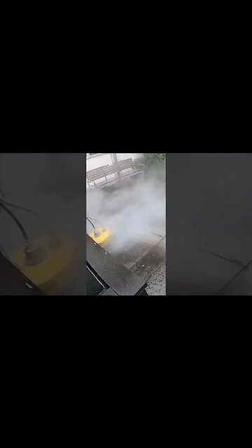 Eight Hours Power Washing In Under One Minute!!