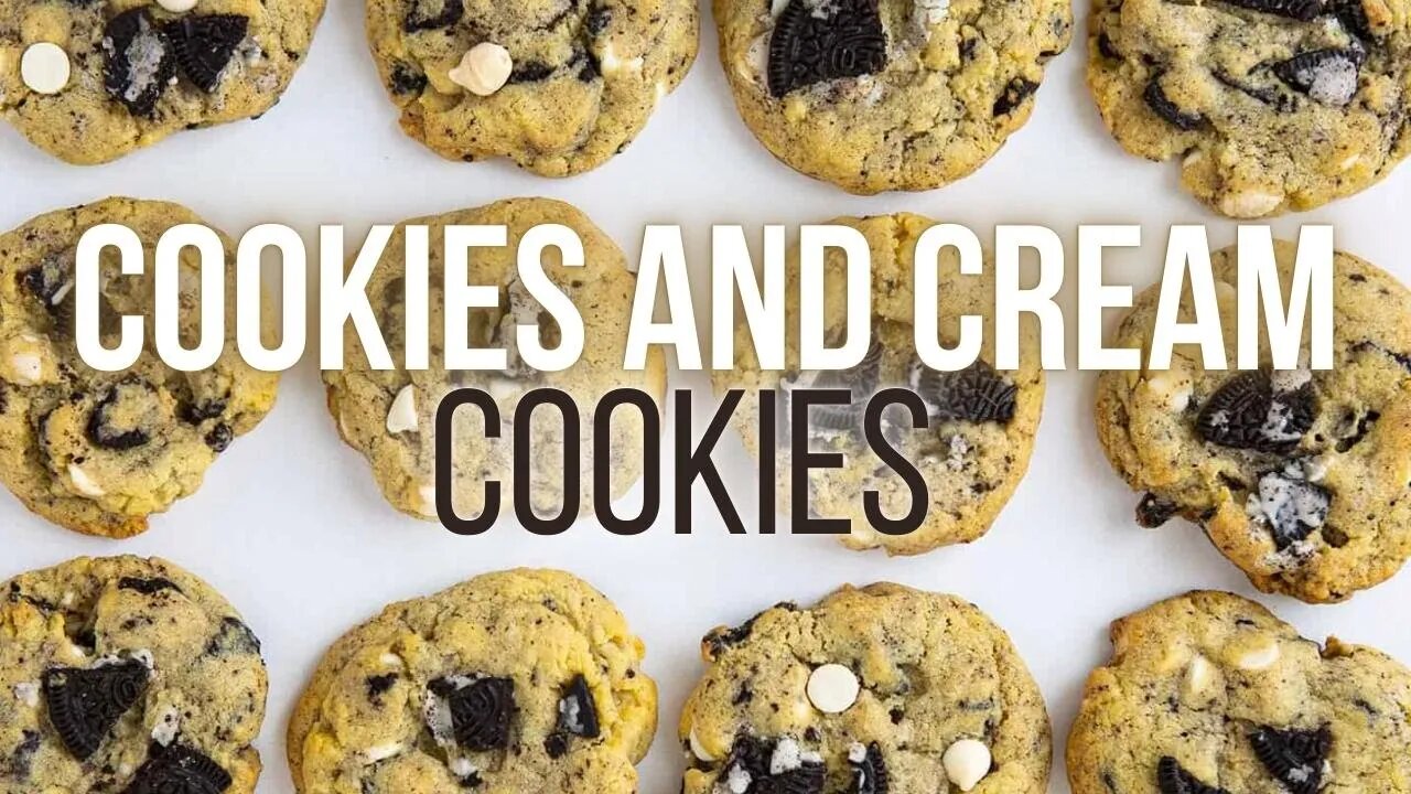Cookies and Cream Cookies (with OREO) -- www.iambaker.net
