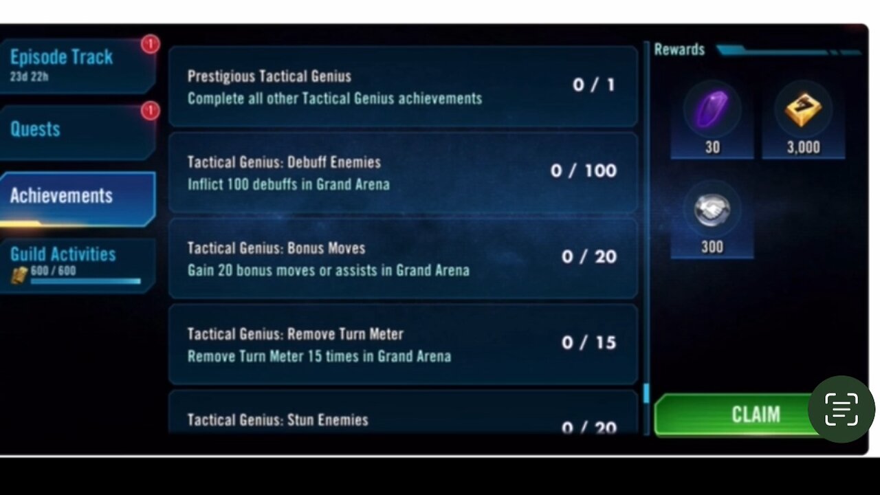 SWGOH Community Update Highlights #4: Changes to Achievements