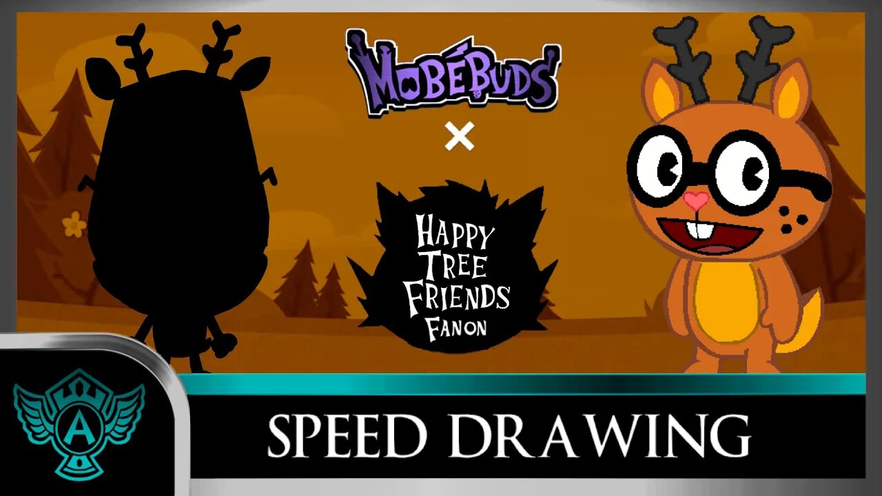 Speed Drawing: Happy Tree Friends Fanon - Wham | Mobebuds Style