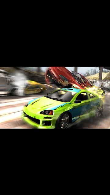 The game tries to rob me of a win, but.... #shorts #burnout2