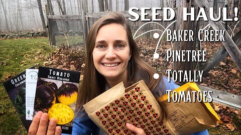 MASSIVE Seed Haul! Baker Creek, Pinetree Seeds, Totally Tomatoes