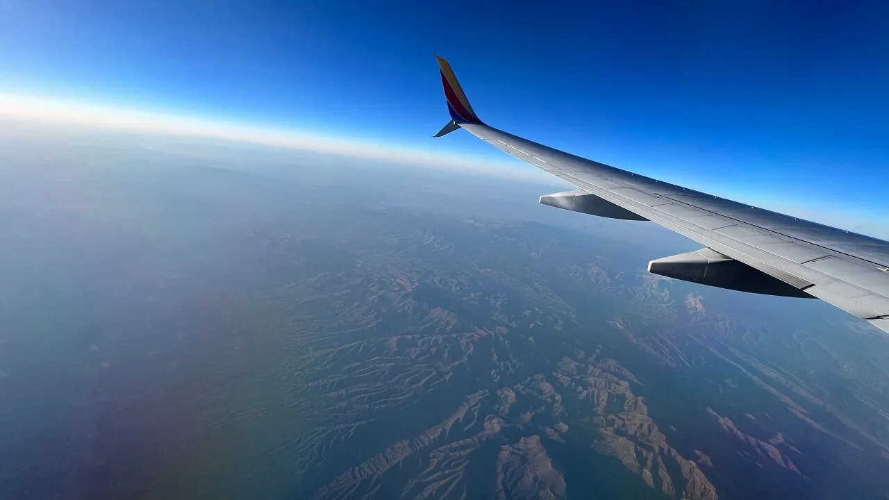 Take Off From San Diego International Airport to 30k ft Southwest Airlines 737-800 ASMR Plane Noises