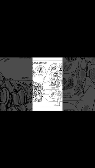 Os Cavaleiros Do Zodíaco - Armadura De Cão Maior - Sirius [Pause o Vídeo Caso Não Consiga Ler]