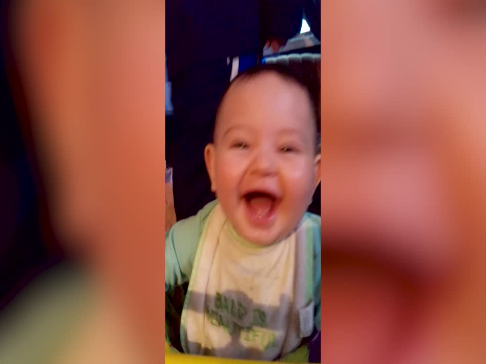 CUTE ALERT: This Baby Laughing is too Precious!