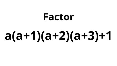 Can you factor this expression? USSR Algebra excercise.