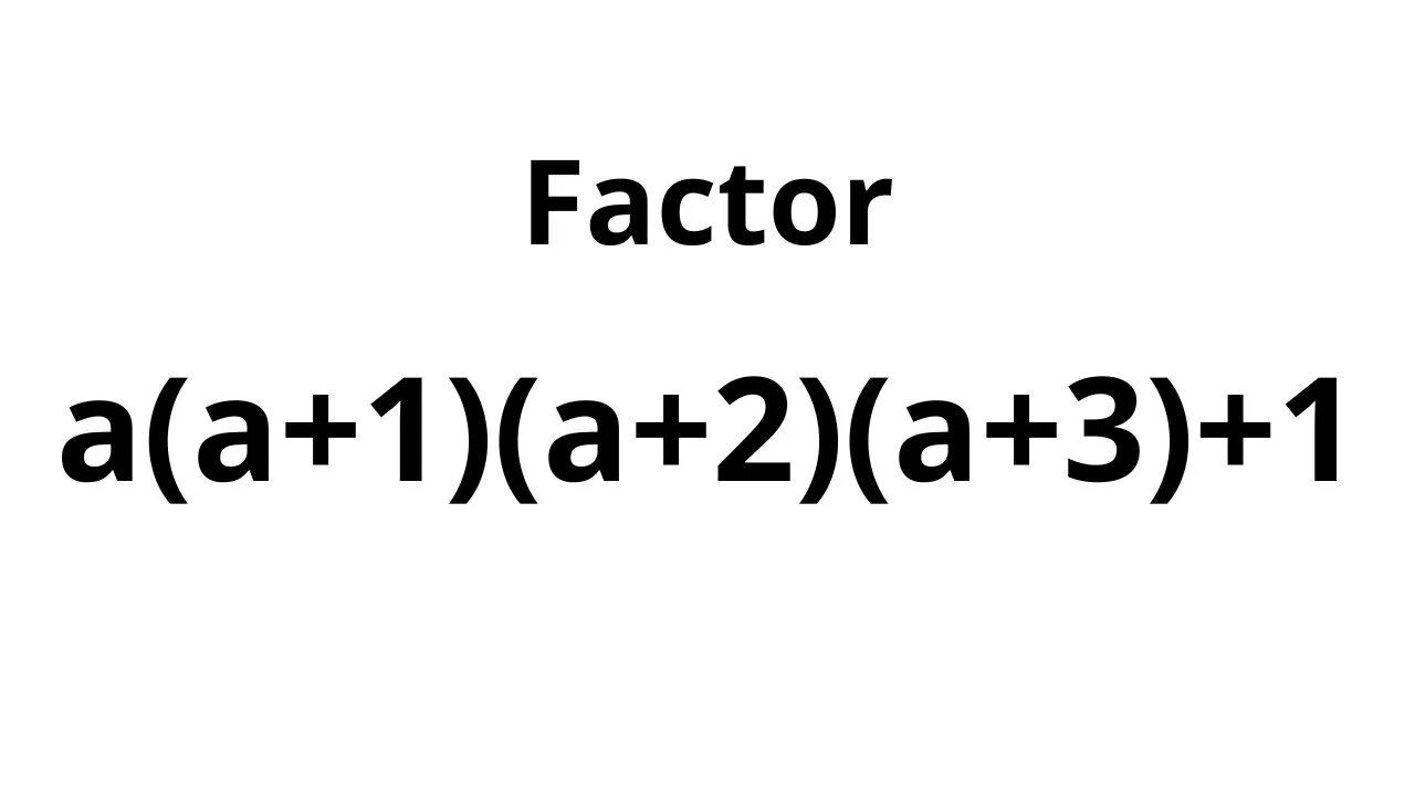 Can you factor this expression? USSR Algebra excercise.