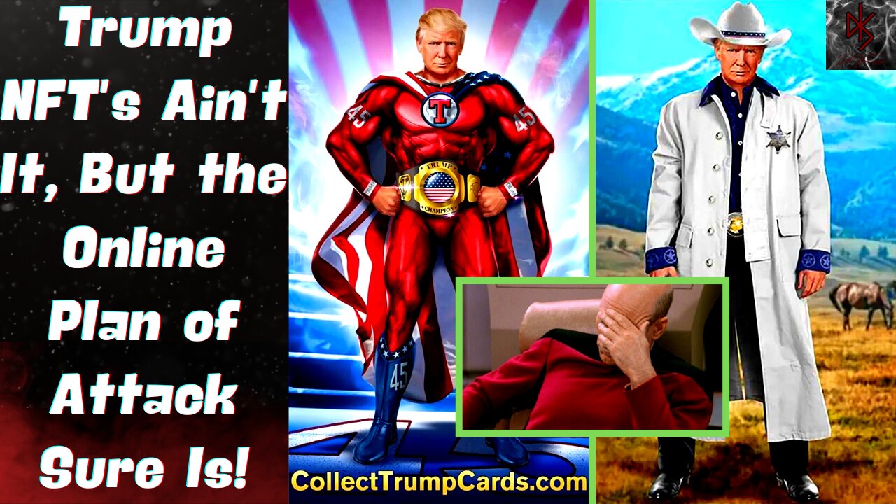 Trump's "Major Announcement" of Goofy Trump Cards Overshadows a BRILLIANT Online Censorship Plan!