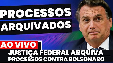 🚨Justiça Federal arquiva processos contra Bolsonaro por xingar Moraes e por acusação de racismo