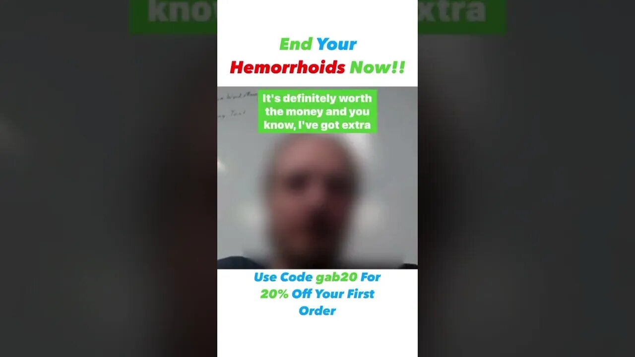 End Your Hemorrhoids Now!