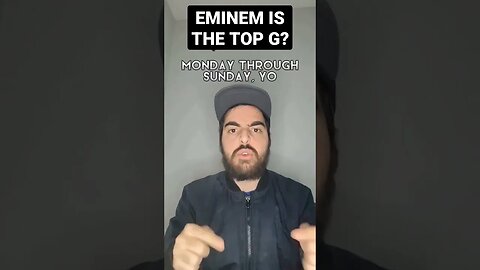 Eminem is Top G?! #EdoubleDie #Eminem #TopG #andrewtate #rap