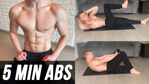 5 Minutes For Your ABS Home Workout |