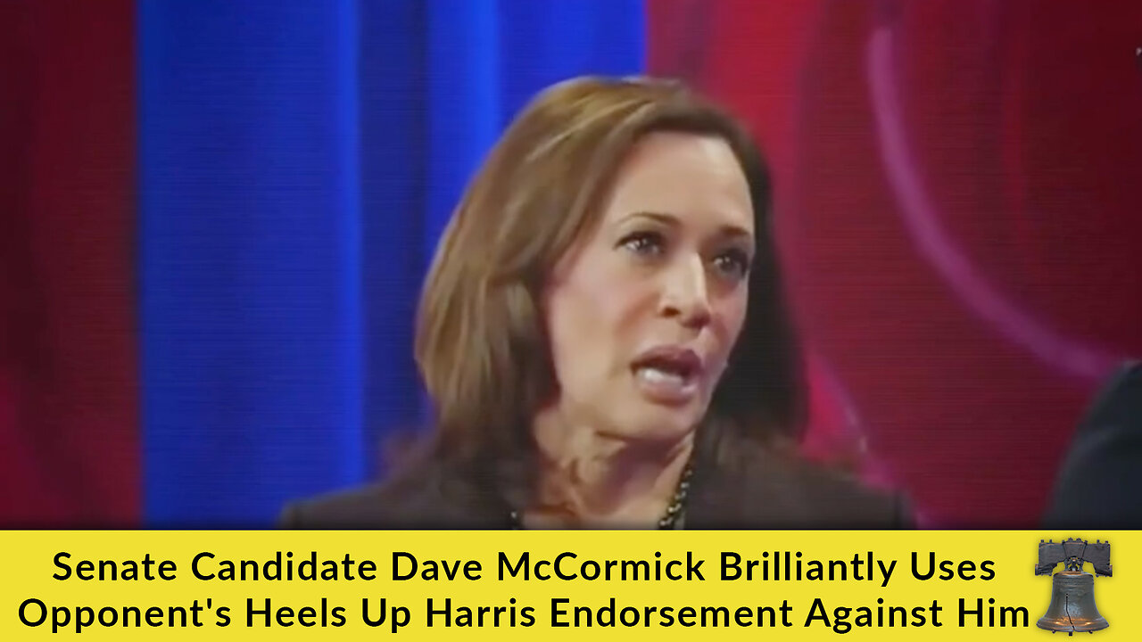 Senate Candidate Dave McCormick Brilliantly Uses Opponent's Heels Up Harris Endorsement Against Him