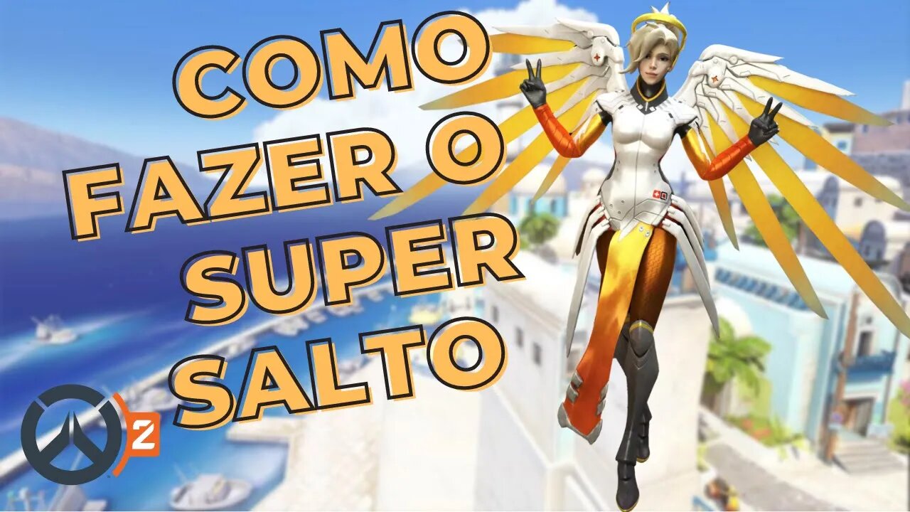 Como fazer o super salto da Mercy (computador e console) - Overwatch 2