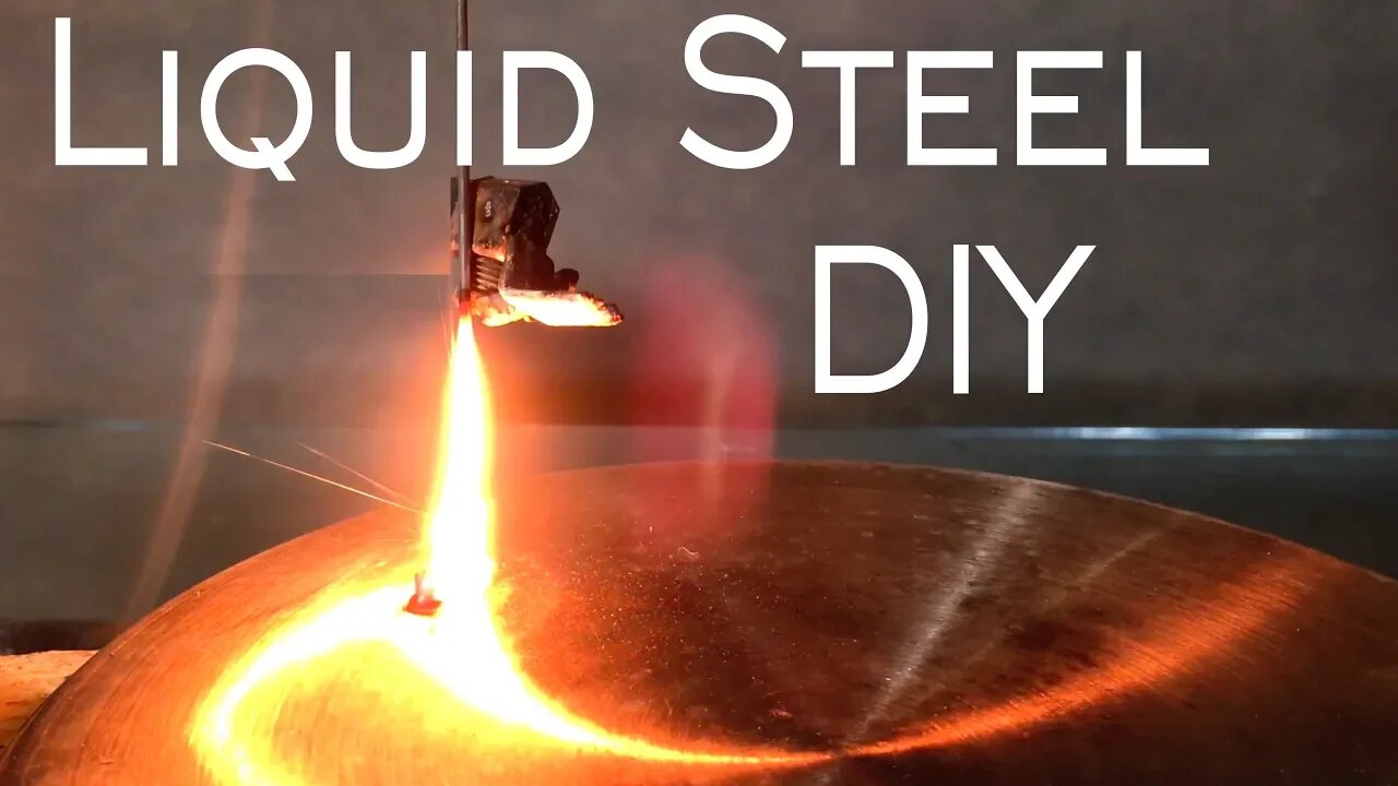 DIY Steel Melter (HIGH CURRENT ELECTRICITY HACK)